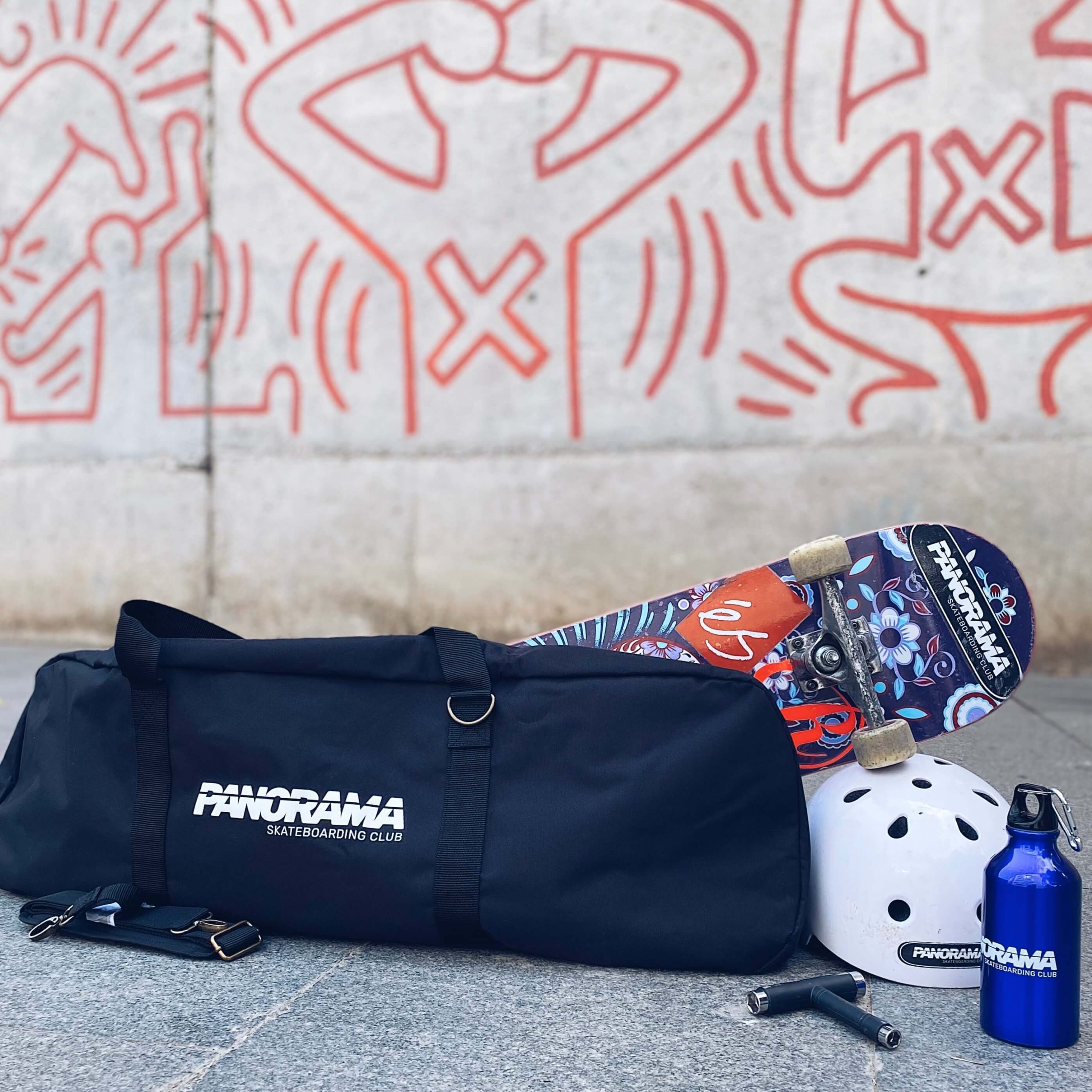 MOCHILA BOLSA PORTASKATE PANORAMA SKATE CLUB (1)
